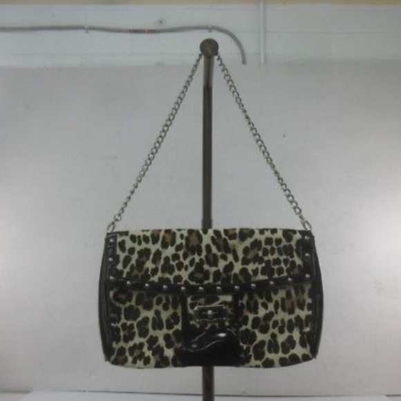 White House Black Market Leopard Handbag - Picture 3 of 5